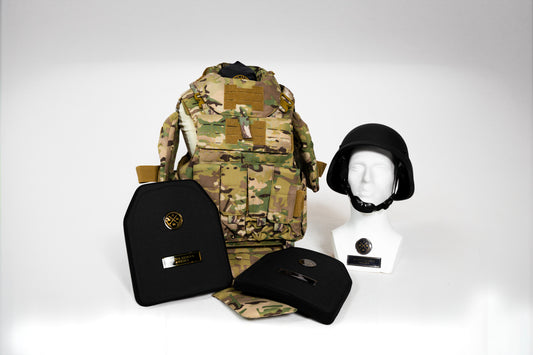 NATO Bezerker (Two Ballistic Plate NIJ IV & NATO COMBAT HELMET AA-39)